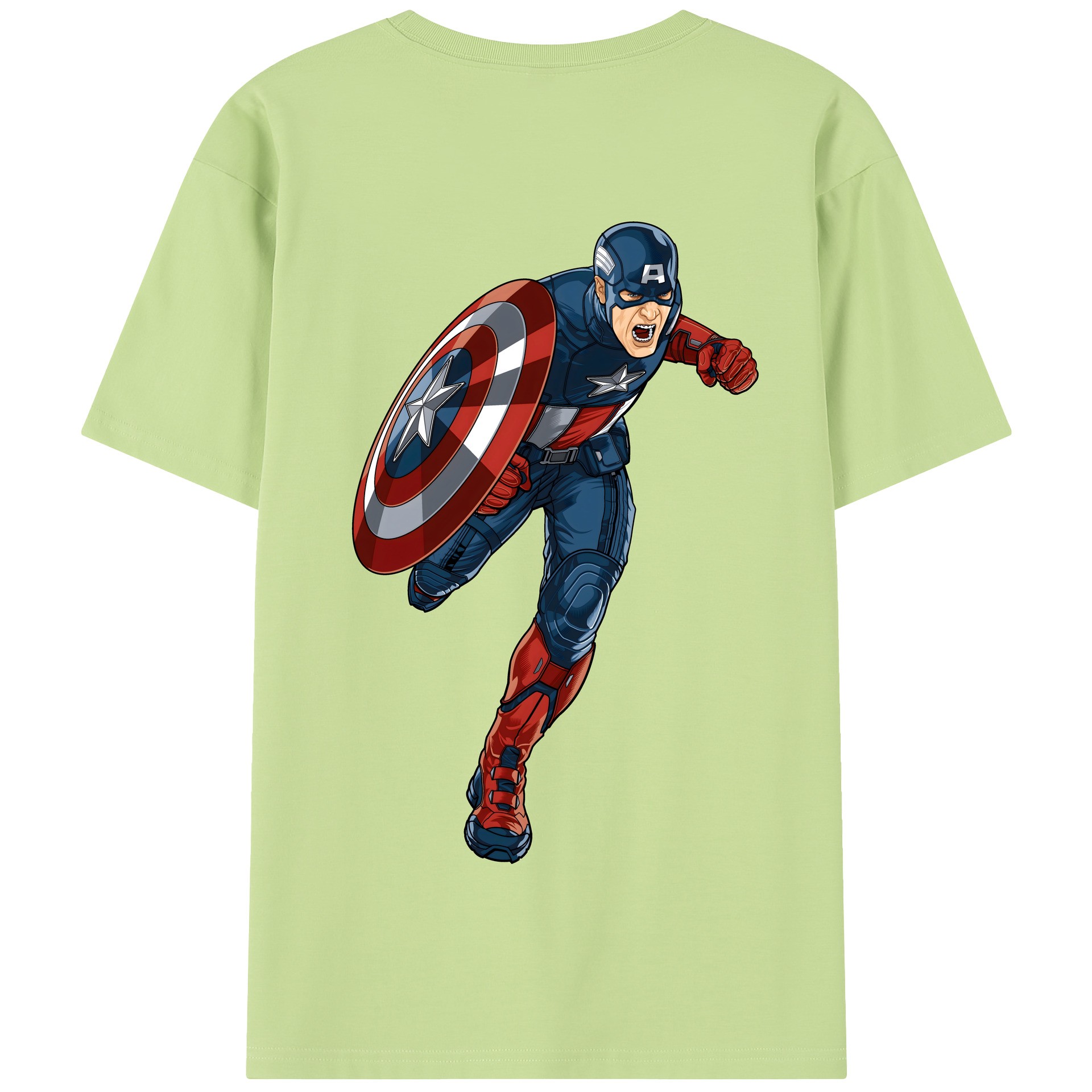 （画像用） アベンジャーズ The Avengers 綿100％半袖Tシャツ（背面プリント）